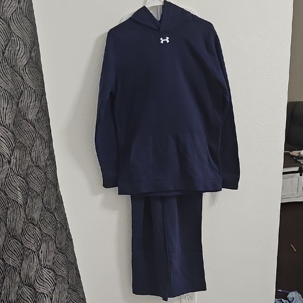 Under Armour Dark Blue Hoodie and Joggers